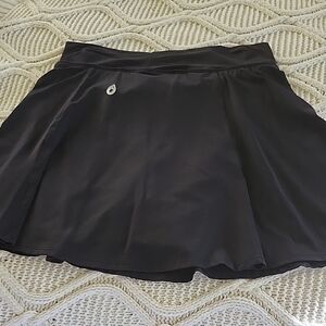 Black Women's Athletic Skort